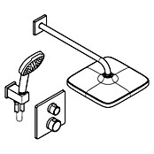 Grohe Conjunto de ducha Vitalio Comfort 250 (Número de tipos de chorro: 2 ud., Cromo) | BAUHAUS