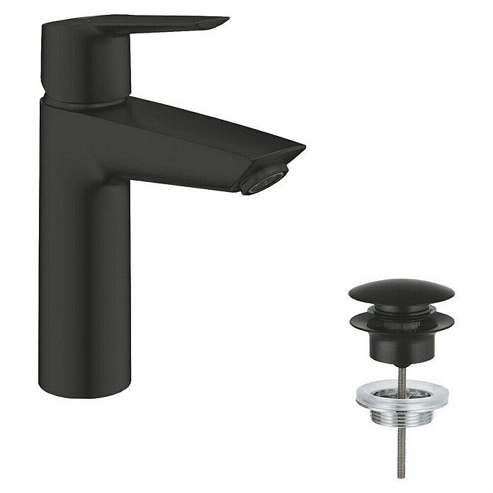 Grohe Start Slavina za umivaonik  (Crna, Mat) | BAUHAUS