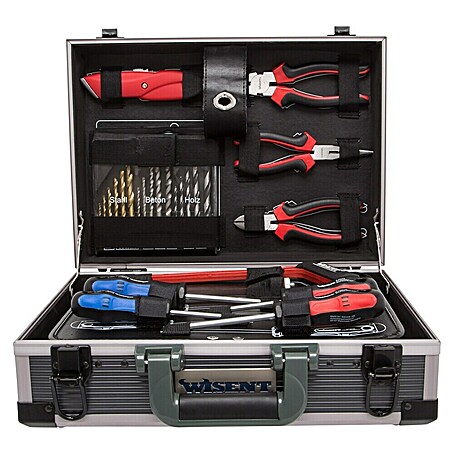 Wisent Werkzeugkoffer Basic (L x B x H: 365 x 265 x 170 mm, 91 -tlg.)