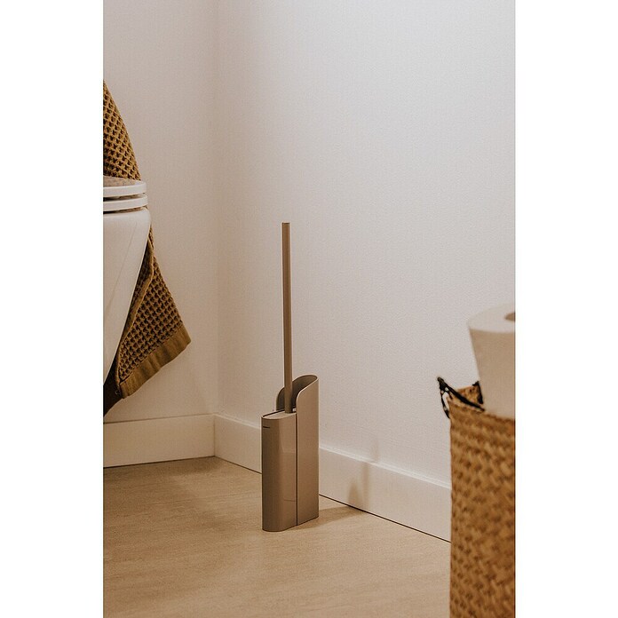 Cosmic Escobillero de suelo y pared Slim (Silicona, Sand) | BAUHAUS