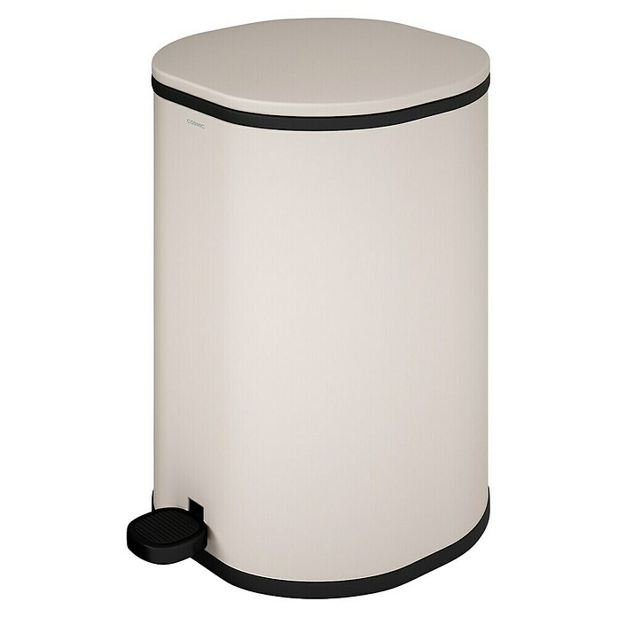 Cosmic Cubo de basura de baño Essentials (5 l, Metal, Sand) | BAUHAUS