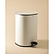 Cosmic Cubo de basura de baño Essentials (5 l, Metal, Blanco) | BAUHAUS