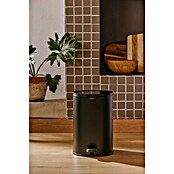 Cosmic Cubo de basura de baño Essentials (5 l, Metal, Negro) | BAUHAUS
