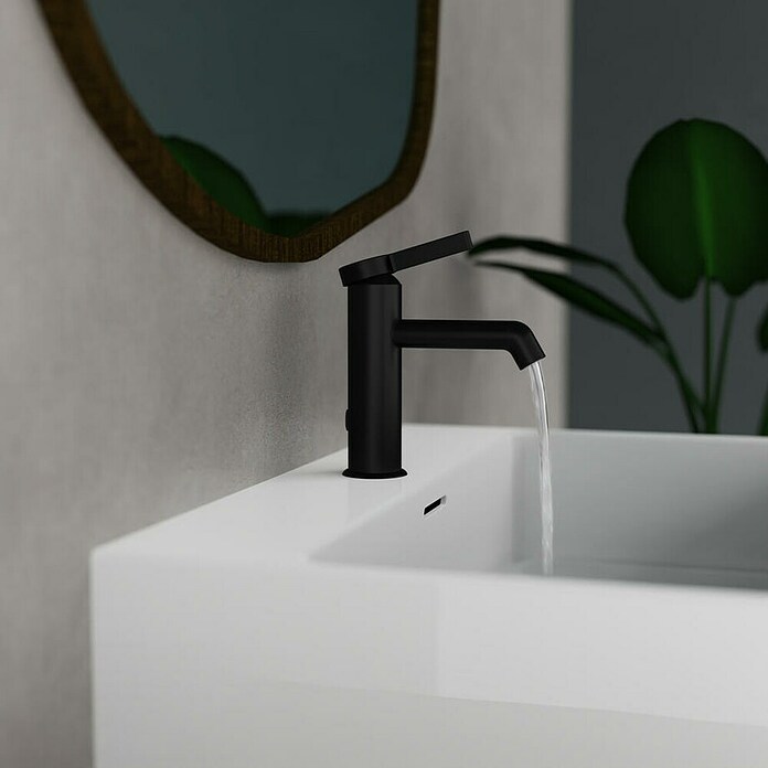 Camargue Wastafelkraan Signo (Zwart, Mat) | BAUHAUS
