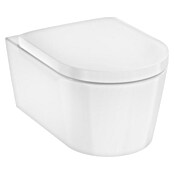 Hansgrohe Wandtoilet-combinatie EluPura S 540 (Zonder spoelrand, Met antibacteriële glazuur, Spoelvorm: Diep, Wit) | BAUHAUS