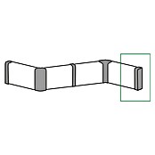Sockelleiste FU062 (2 x Endstück, Passend für: Sockelleiste FU062 15x58 mm, Kunststoff, Ahorn) | BAUHAUS
