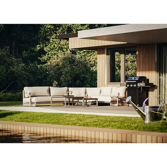 Loungemöbel-Set (7 -tlg., Dust Nature, Aluminium) | BAUHAUS