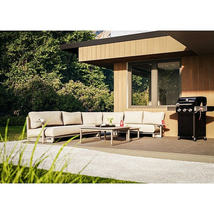 Loungemöbel-Set (7 -tlg., Dust Nature, Aluminium) | BAUHAUS