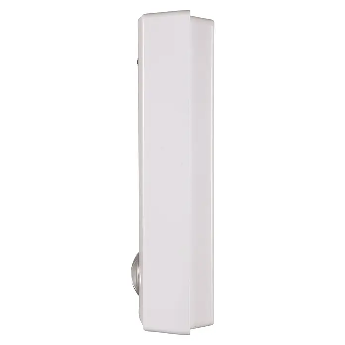 Thermoflow Calentador Hydrex - 24 kW, Hidráulica, Se puede cerrar - Dispensador de jabón blanco para baño o cocina, fácil instalación, aspecto elegante y excelente higiene.
