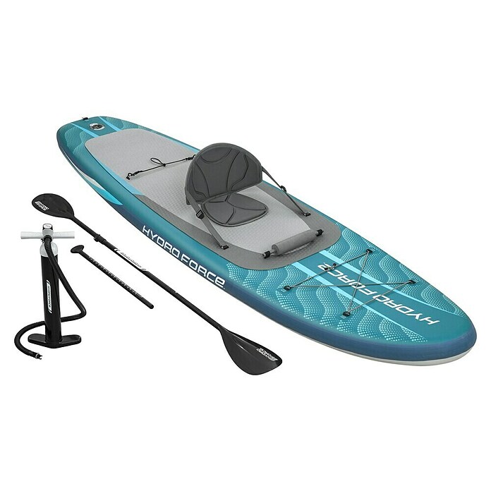 Bestway Hydro Force SUP-boardset Aqua Drifter 335 (l x b x h: 335 x 91,5 x 15 cm, Belasting: 150 kg, Opblaasbaar, Turquoise) | BAUHAUS