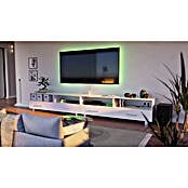Canaleta para cables (L x An x Al: 2 m x 30 mm x 30 mm, Blanco)