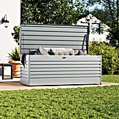 Biohort Garten-Aufbewahrungsbox FreizeitBox 180 (Silber Metallic, 181 x 79 x 71 cm, Stahlblech)