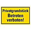 Pickup Hinweisschild (L x B: 33 x 20 cm, Privatgrundstück)