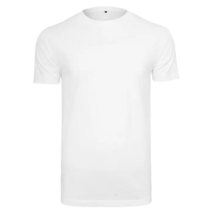 BYB T-Shirt - Weiß, XXL - Ein weißes T-Shirt mit kurzen Ärmeln und einem Rundhalsausschnitt. Das T-Shirt ist einfarbig und hat ein schlichtes Design, perfekt für jeden Anlass.