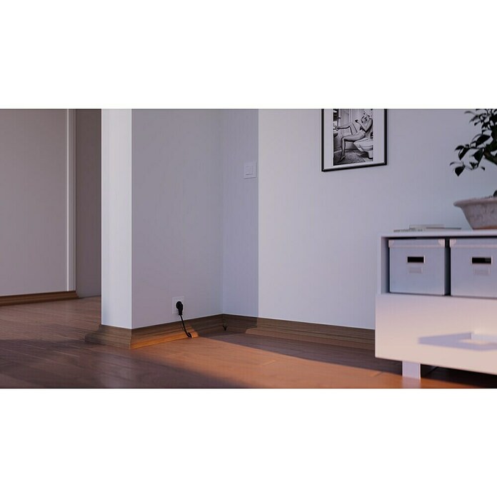 D-Line Kabelkanal Viertelrund (2 m, 22 x 22 mm, Braun) | BAUHAUS