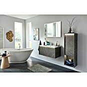 Lanzet Dune Midischrank (B x T x H: 40,3 x 32,5 x 121,6 cm, Grau-Marmor, DIN Anschlag: Rechts) | BAUHAUS