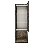 Lanzet Dune Midischrank (B x T x H: 40,3 x 32,5 x 121,6 cm, Grau-Marmor, DIN Anschlag: Rechts) | BAUHAUS