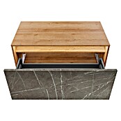 Lanzet Dune Badmöbel-Set (Gesamtbreite Badmöbel: 101 cm, Berg Eiche/Grau-Marmor) | BAUHAUS