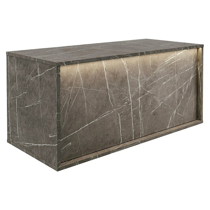 Lanzet Dune Waschtischunterschrank (B x T x H: 100,3 x 46,2 x 46 cm, Grau-Marmor) | BAUHAUS