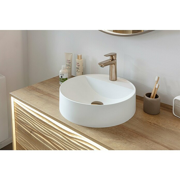 Lanzet Dune Badmöbel-Set (Gesamtbreite Badmöbel: 101 cm, Berg Eiche) | BAUHAUS