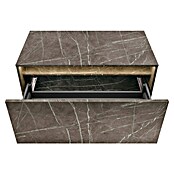 Lanzet Dune Waschtischunterschrank (B x T x H: 100,3 x 46,2 x 46 cm, Grau-Marmor) | BAUHAUS