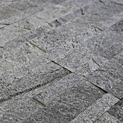 Alfistick Verblendstein 3D selbstklebend (15 x 60 cm, Stärke: 4 mm - 5 mm, Quarzit Grey, Matt) | BAUHAUS