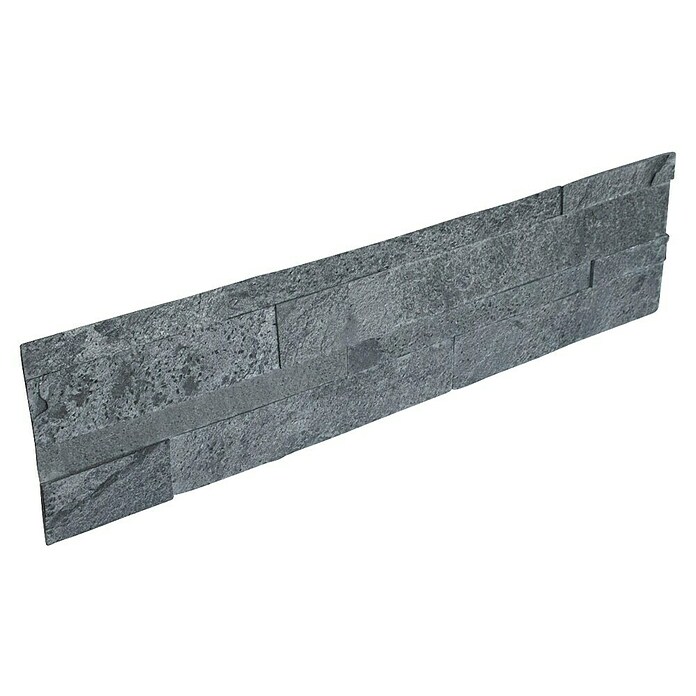 Alfistick Verblendstein 3D selbstklebend (15 x 60 cm, Stärke: 4 mm - 5 mm, Quarzit Grey, Matt) | BAUHAUS