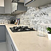 Alfistick Verblendstein 3D selbstklebend (15 x 60 cm, Stärke: 4 mm - 5 mm, Marble White, Matt) | BAUHAUS