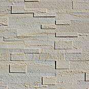 Alfistick Verblendstein 3D selbstklebend (15 x 60 cm, Stärke: 4 mm - 5 mm, Marble Yellow, Matt) | BAUHAUS