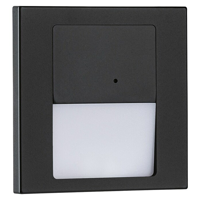 Paulmann Aplique de pared LED Tsaro Leader (L x An x Al: 3,6 x 8 x 8 cm, Blanco cálido, Negro Mate) | BAUHAUS