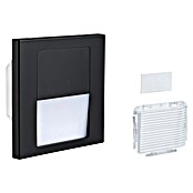 Paulmann Aplique de pared LED Tsaro Follower (1 W, L x An x Al: 3,6 x 8 x 8 cm, Negro Mate, Blanco cálido) | BAUHAUS