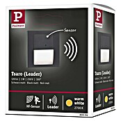 Paulmann Aplique de pared LED Tsaro Leader (L x An x Al: 3,6 x 8 x 8 cm, Blanco cálido, Negro Mate) | BAUHAUS