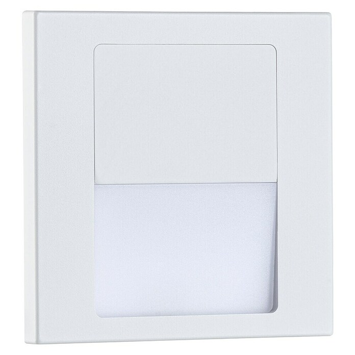 Paulmann Zidna LED svjetiljka Tsaro Follower  (1 W, D x Š x V: 3,6 x 8 x 8 cm, Bijela mat, Topla bijela) | BAUHAUS