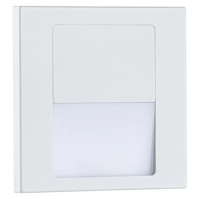Paulmann LED-Wandleuchte Tsaro Follower - 1 W, L x B x H: 3,6 x 8 x 8 cm, Weiß matt, Warmweiß - Weiße quadratische LED-Deckenleuchte für moderne Beleuchtung mit ebenmäßiger Lichtverteilung und schlankem Design.