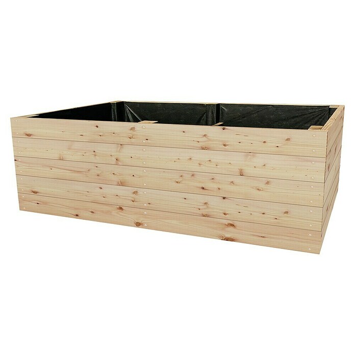Hochbeet Lärche XXXL (250 x 100 x 72,5 cm, Holz, Natur) | BAUHAUS