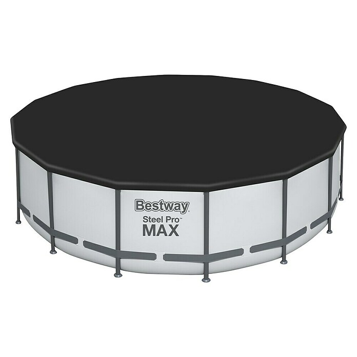 Bestway Afdekzeil voor zwembaden Steel Pro 488 (Diameter: 493 cm, Materiaal: Kunststof) | BAUHAUS