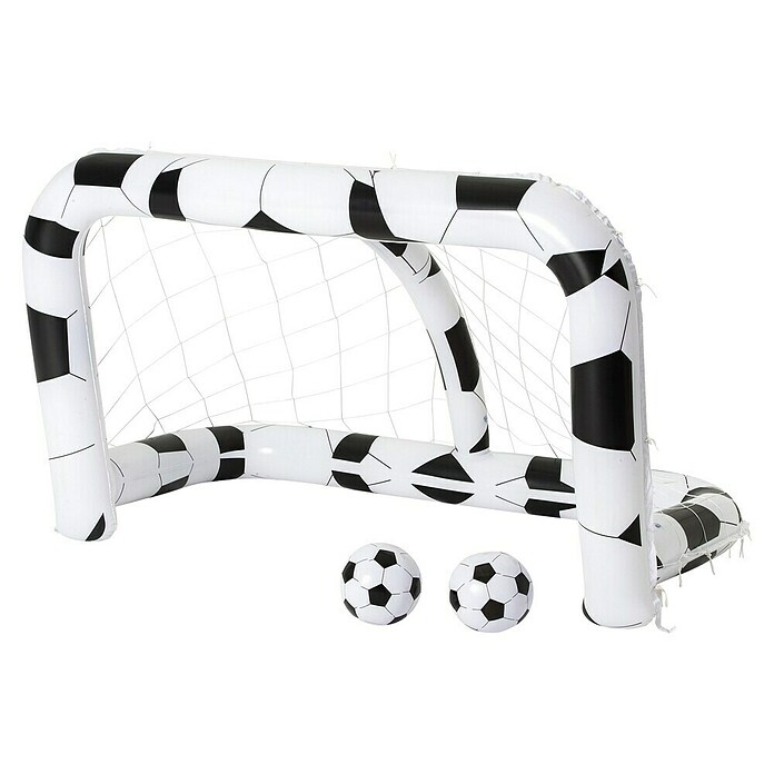 Bestway Voetbaldoel opblaasbaar (117 x 213 x 125 cm, Wit / Zwart) | BAUHAUS