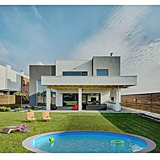 Summer Fun Zwembad inbouw set 350x150 (Ø x h: 350 x 150 cm, 14.000 l, Grijs)