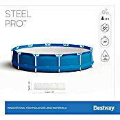 Bestway Opzetzwembad Steel Pro 366 (Ø x h: 366 x 76 cm, Blauw, 6.473 l) | BAUHAUS