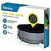 Bestway Afdekzeil voor zwembaden voor Steel Pro Max 427 (l x b: 418 x 230 cm, Materiaal: Kunststof) | BAUHAUS