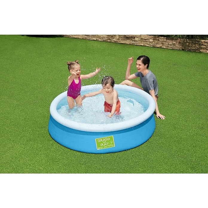 Bestway Opblaasbaar zwembad My First Fast Set Pool 152 (Ø x h: 152 x 38 cm, Blauw, 477 l) | BAUHAUS