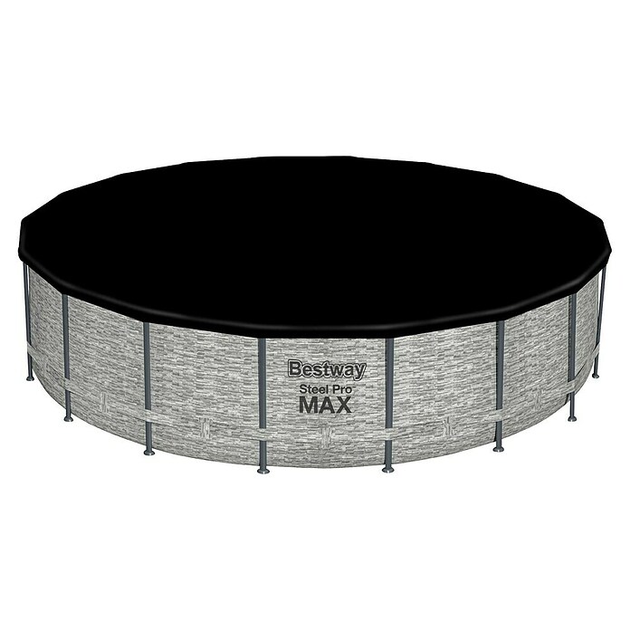 Bestway Afdekzeil voor zwembaden Steel Pro Max 549 (Diameter: 555 cm, Materiaal: Kunststof) | BAUHAUS