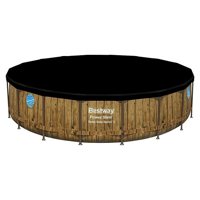 Bestway Afdekzeil voor zwembaden Steel Pro Max 549 (Diameter: 555 cm, Materiaal: Kunststof) | BAUHAUS