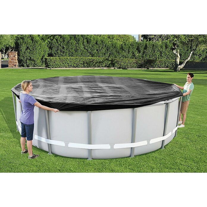 Bestway Afdekzeil voor zwembaden Steel Pro 488 (Diameter: 493 cm, Materiaal: Kunststof) | BAUHAUS