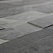 Alfistick Verblendstein 3D selbstklebend (15 x 60 cm, Stärke: 4 mm - 5 mm, Slate Black, Matt) | BAUHAUS
