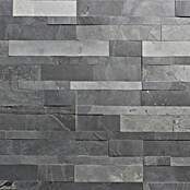 Alfistick Verblendstein 3D selbstklebend (15 x 60 cm, Stärke: 4 mm - 5 mm, Slate Black, Matt) | BAUHAUS