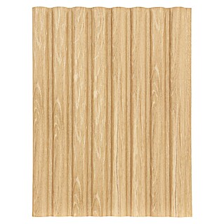 CanDo Akoestische panelen Decowall Acoustic Curve (l x b: 260 x 30 cm, Hoogte: 1,9 cm, Natuur eiken)