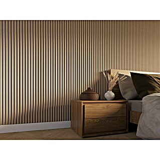 CanDo Akoestische panelen Decowall Acoustic Curve (l x b: 260 x 30 cm, Hoogte: 1,9 cm, Zand)