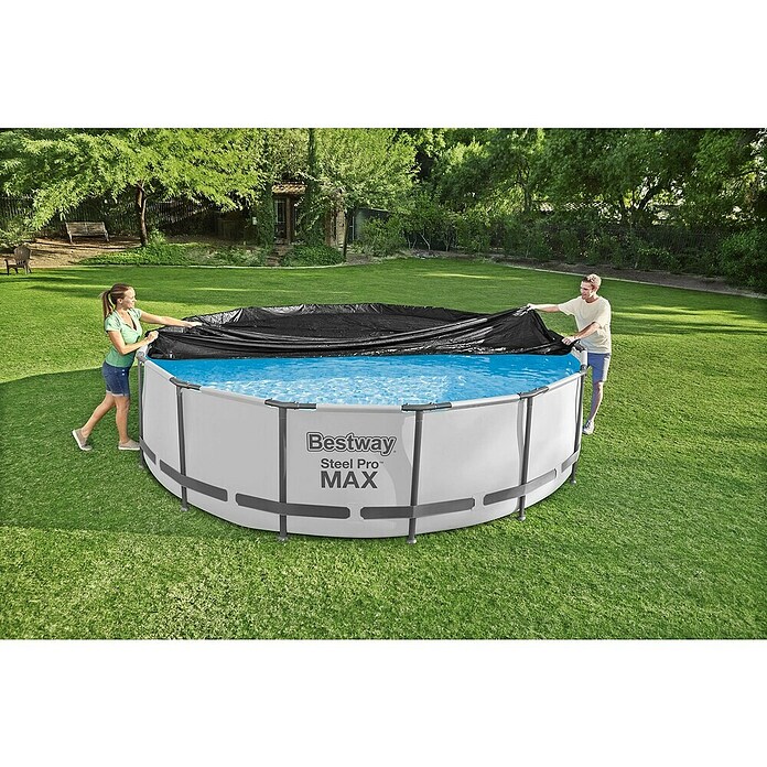 Bestway Afdekzeil voor zwembaden 457/460 (Diameter: 470 cm, Materiaal: Kunststof) | BAUHAUS