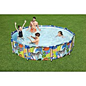 Bestway Opzetzwembad Steel Pro rond Jungle 305 (Ø x h: 305 x 66 cm, Meerkleurig, 4.062 l) | BAUHAUS